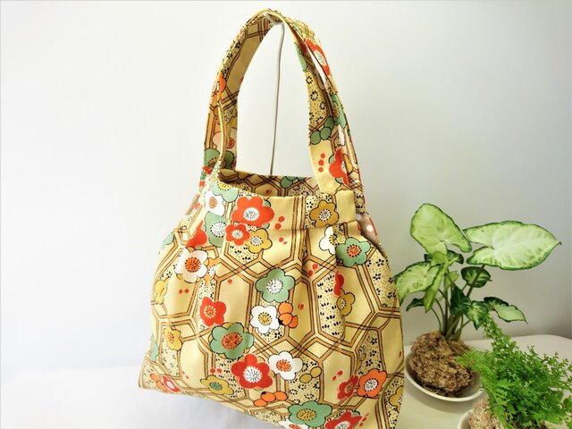 着物　リメイクバッグ　～梅の花～ | iichi ハンドメイド・クラフト作品・手仕事品の通販