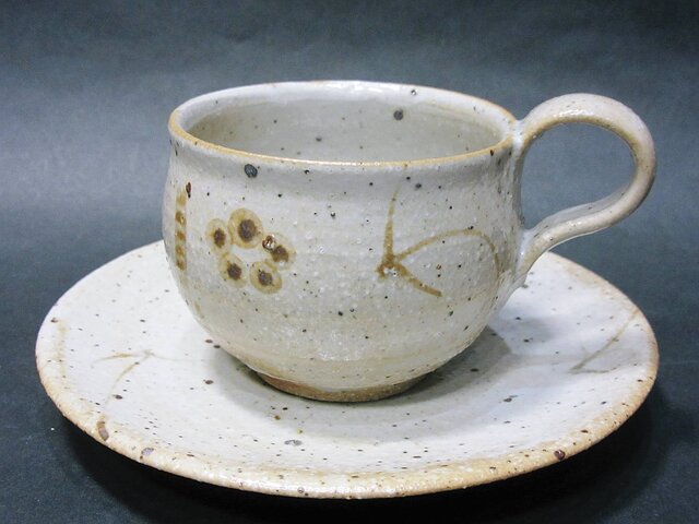 絵唐津コーヒーカップの画像1枚目
