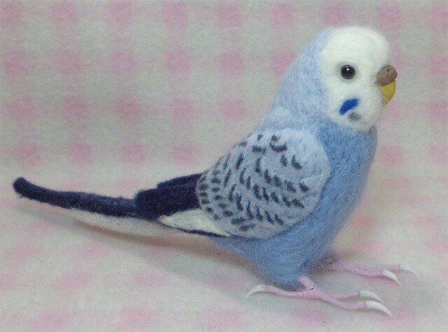 インテリアマグネットフック☆バード☆セキセイインコ☆ブルー