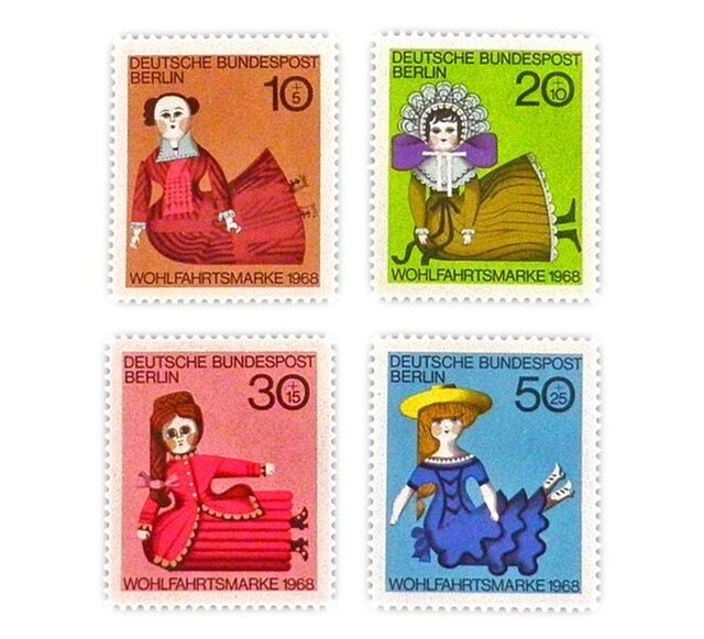 ドイツシリーズ切手（人形）Germany　DA-STE083の画像1枚目