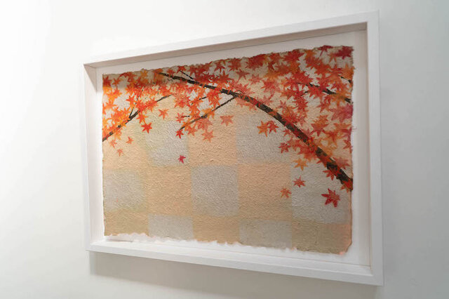 222.夕暮れにかける馬◆スプレーアート Autumn / 紅葉 スプレーアート作品 | iichi 日々の暮らしを