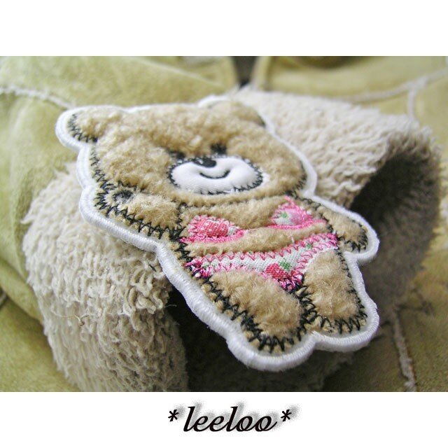 ★くまさん/初めてのランジェリー/ワッペン