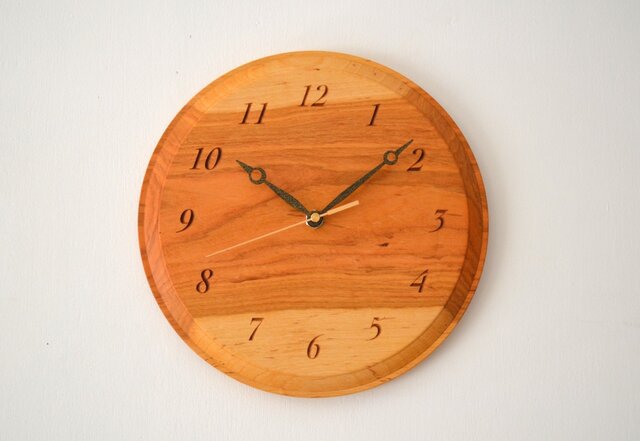 桜の掛け時計 楽天市場】掛け時計 無垢 桜の通販