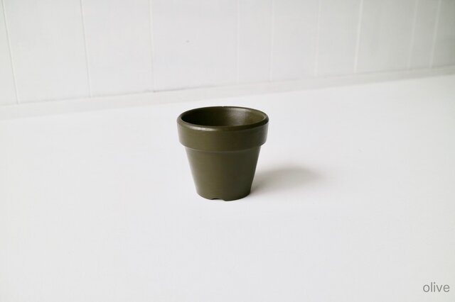 テラコッタ 鉢 -オリーブ 3.5号-の画像1枚目