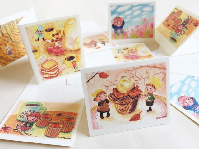 かわいい秋みつけた カードの画像1枚目