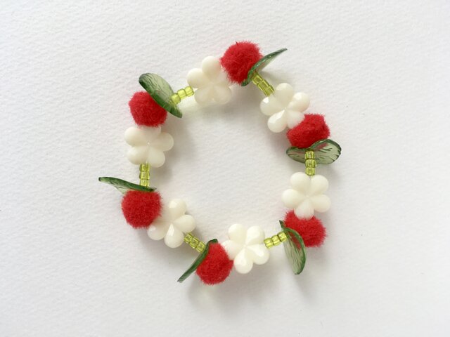 お花のブレスレットの画像1枚目