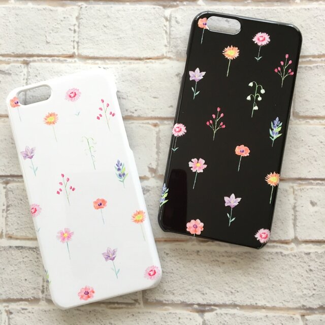 ボタニカル柄 スマホケース ハードケース【受注生産】アンドロイド iPhoneケースの画像1枚目