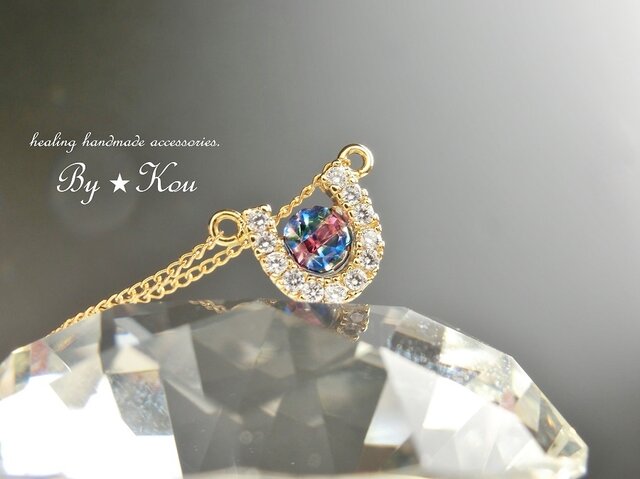 <再販>*✶little lucky charm✶*vintage ネックレス。~horse shoe ~の画像1枚目
