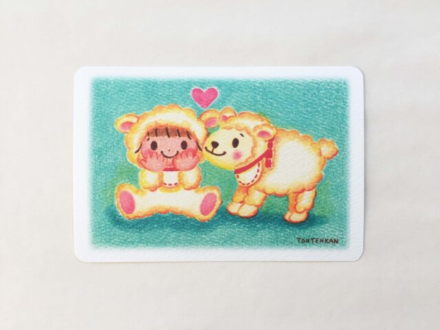 大好きなともだち ポストカードno.108の画像1枚目