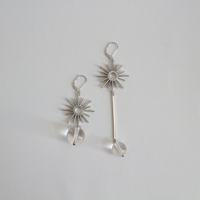 【再販】凍った太陽~ピアス(イヤリング)~の画像1枚目