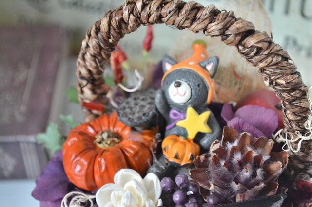 ハロウィン　グッズ　まとめて　海外　アンティーク　パーティー　バスケット　色々 Amazon.co.jp: かわいいハロウィンバスケット | 丸い収納箱 織物