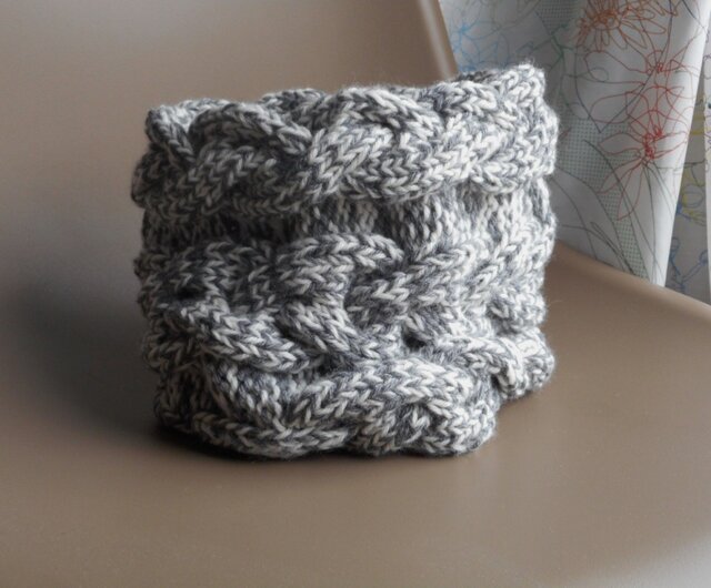 cable cowl/グレーmixの画像1枚目