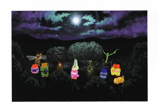 【A4イラスト】夏の盆踊りの画像1枚目