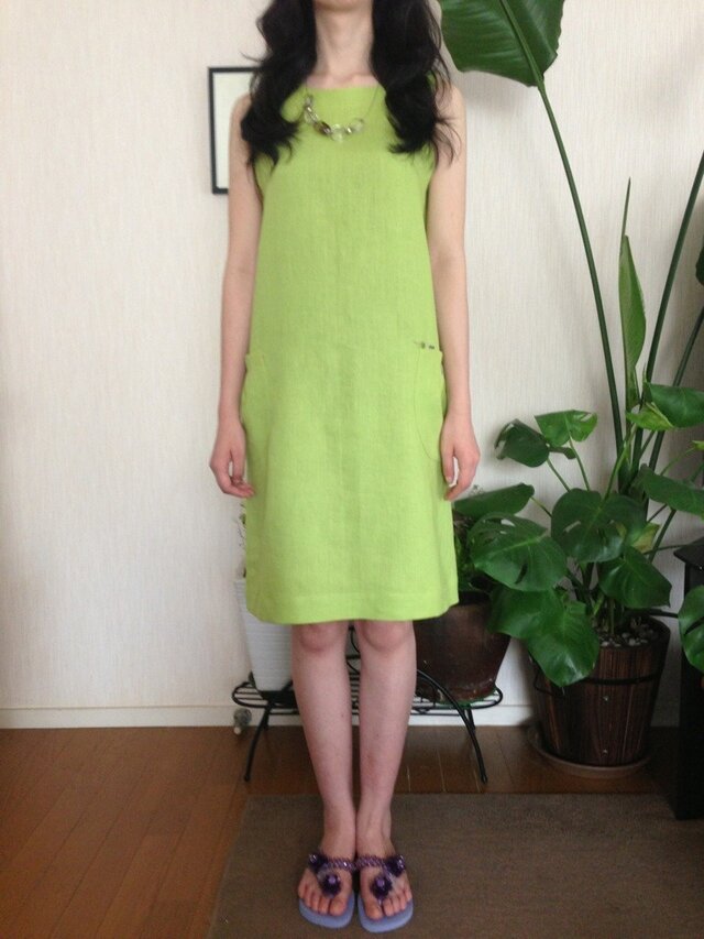 リトアニアリネン１００％ワンピース