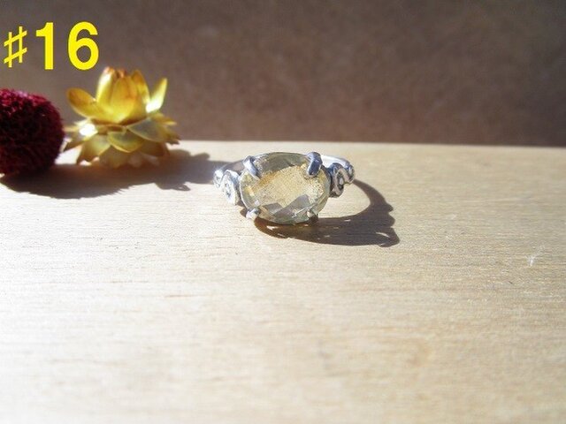 silver シトリンリングの画像1枚目