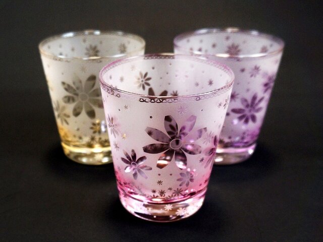 秋桜のシャボングラスの画像1枚目