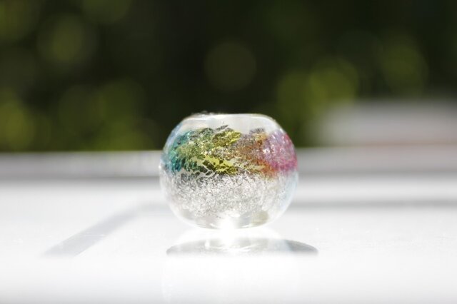 〜煌めく虹〜 蜻蛉玉 〈2017-57〉の画像1枚目