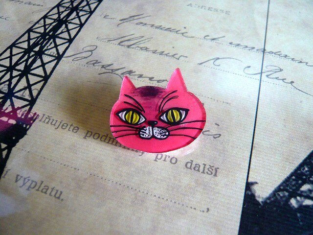 ねこブローチの画像1枚目