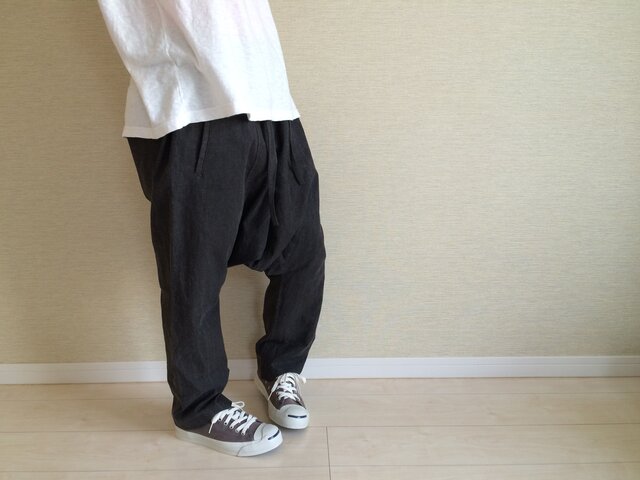 ※オーダー品※綿のサルエルパンツ001の画像1枚目