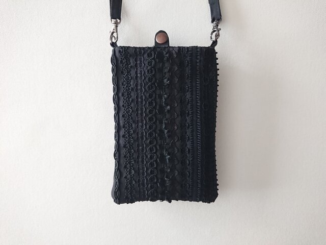 black ribbon Mobile caseの画像1枚目