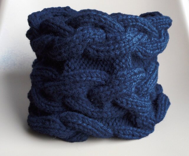cable cowl/濃紺の画像1枚目