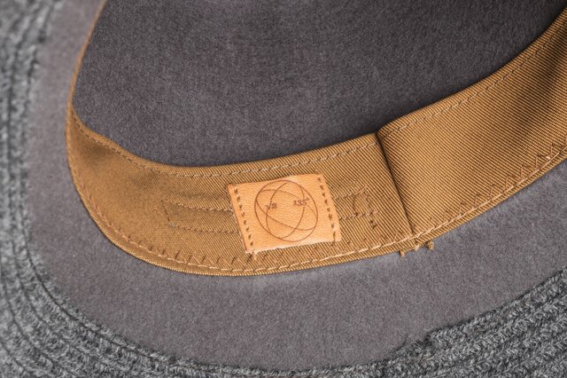 ツバ先の切り替えが新しい中折れハット ブラック 17AWN-006 | iichi