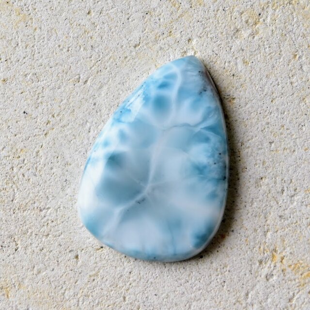 ラリマー ドミニカ産 Silverseen 24.6cts./ ルース・カボションの画像1枚目