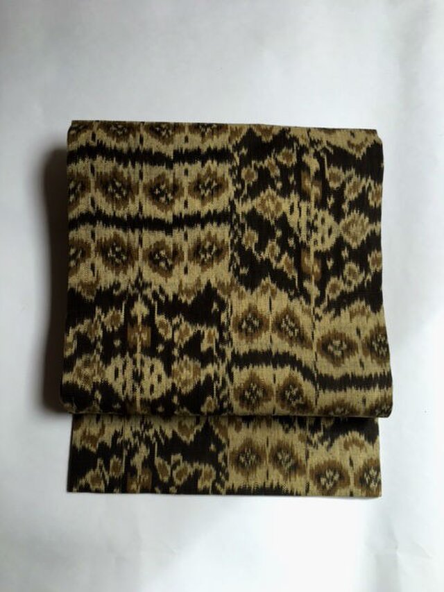 イカットの名古屋帯【送料無料】