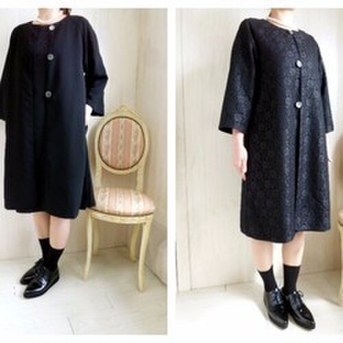 1送料700円●フォーマル冠婚葬祭●2wayリバーシブル総レースラグラン●結婚式/卒業式●7~27号豊富トールサイズOKの画像1枚目