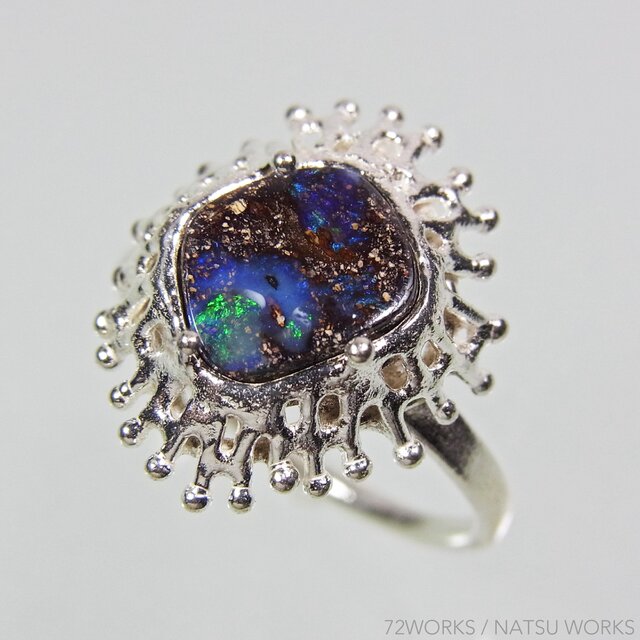 ボルダーオパール Boulder Opal Ring ②
