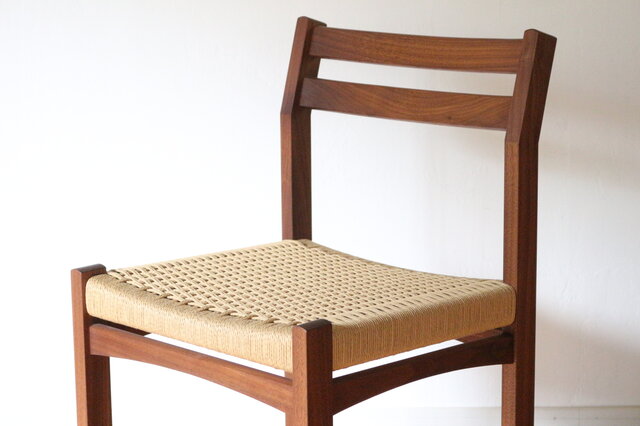 ダイニングチェア ペーパーコード編み （ウォールナット） | iichi