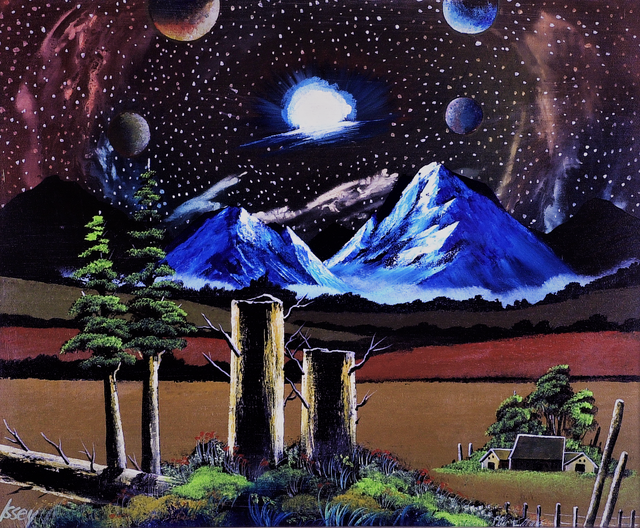幻想・宇宙の倒木1の画像1枚目