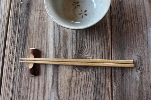 栗の木箸 21、22センチの画像1枚目
