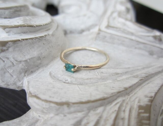 パライバトルマリン・ピンキーリング（10k）（売約済） | iichi 日々