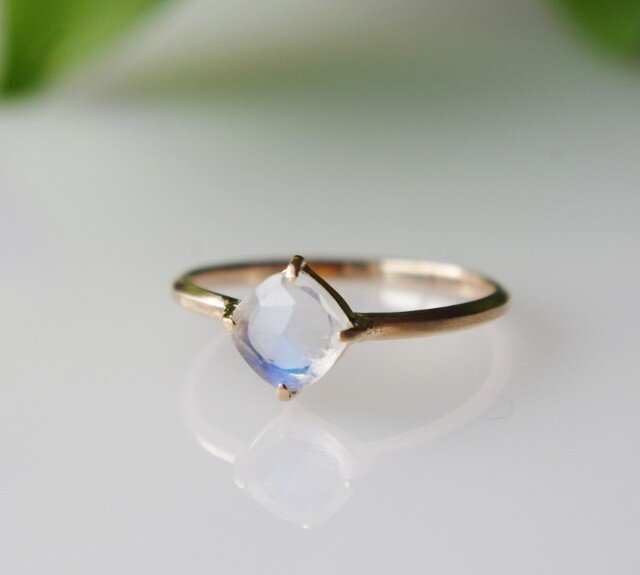 K10レインボー 波形デザイン リング11号美品 K10レインボー 波形デザイン リング11号美品 リング - 縁 - （L