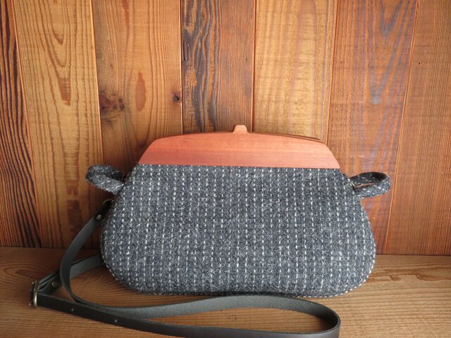 【sold out】キャセロールバッグショルダー*ハリスツイード*の画像1枚目