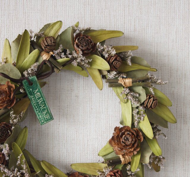 Couronne de Noël W-128の画像1枚目