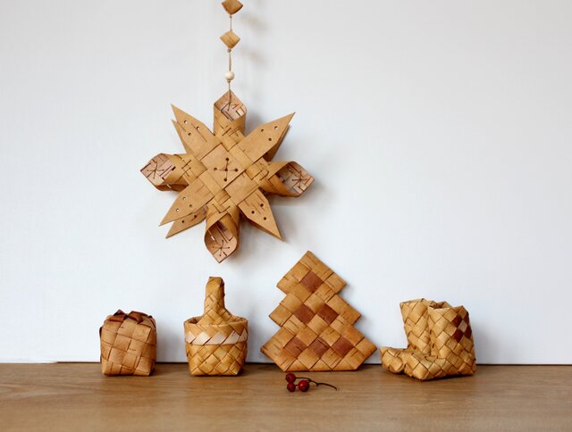 白樺の小さなクリスマス Aの画像1枚目