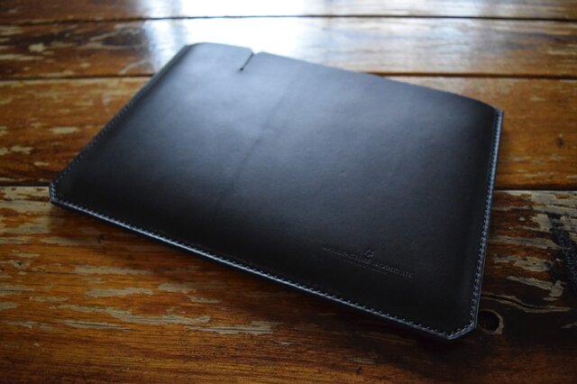 受注生産品] 栃木レザー iPadケース(9.7インチ) MNC-07 BLACK | iichi ...
