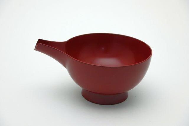 朱 5寸片口の画像1枚目