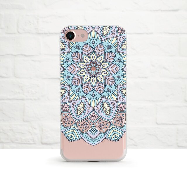 Pastel Mandala クリアソフト ケースの画像1枚目