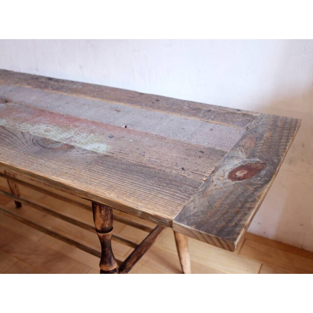 古材を使ったローテーブル＊リメイク品 | iichi 日々の暮らしを