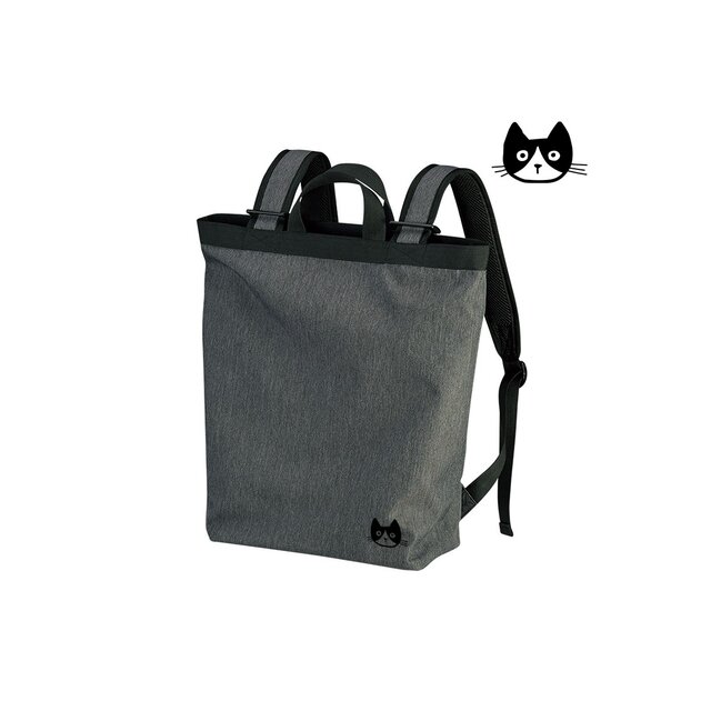 撥水 ねこ1ポイント デイパック【受注生産品】の画像1枚目