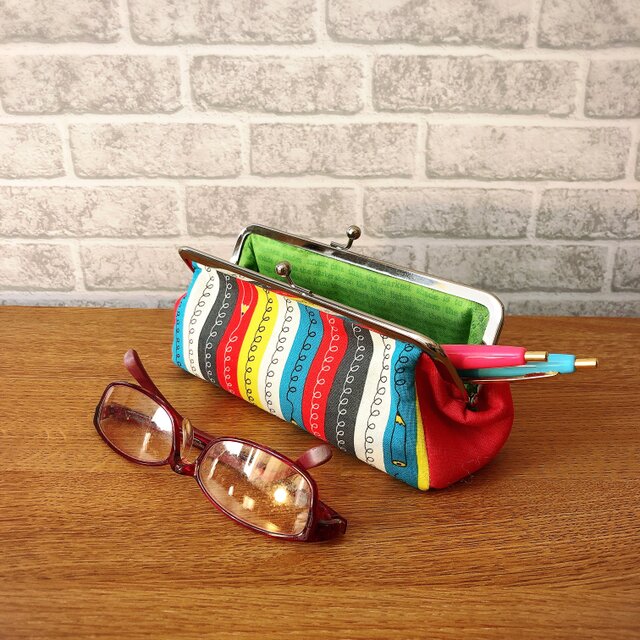 （再販）がま口ペンケース*色鉛筆