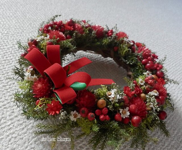 八ヶ岳〜(定形外郵便)静かな森のMiniWreath04の画像1枚目