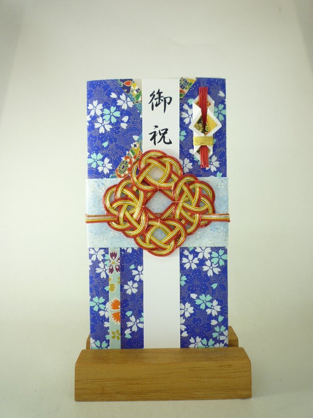 【送料無料】m259 友禅和紙と襖紙●着物の祝儀袋 の画像1枚目