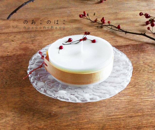 ソイキャンドル(winter rose)大の画像1枚目
