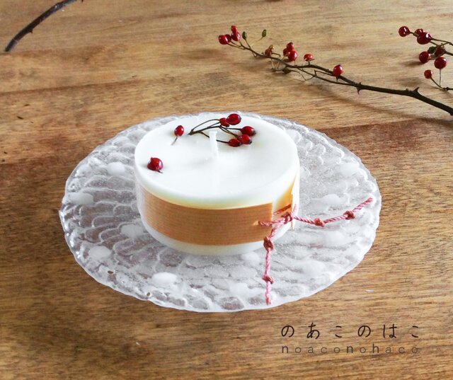 ソイキャンドル(winter rose)小の画像1枚目