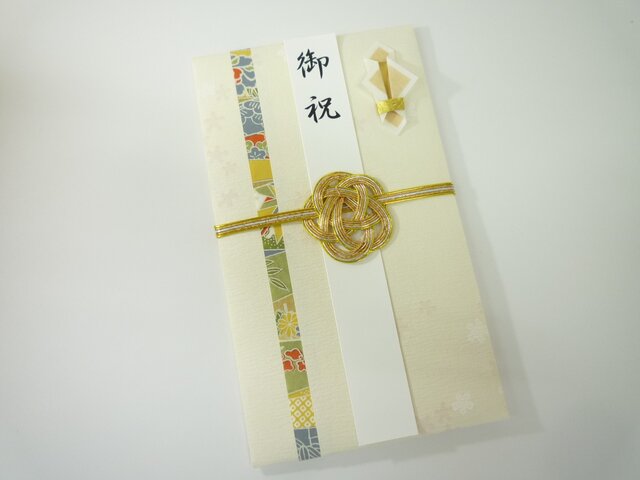 【送料無料】wf11 友禅和紙と襖紙●祝儀袋の画像1枚目