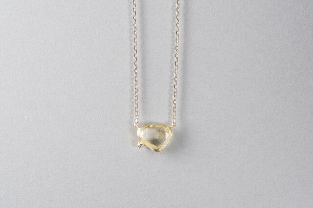 Rohmer イエローサファイアダイヤネックレスの画像1枚目